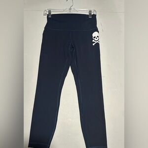 Lululemon X Soul Cycle Wunder Under High Rise Tight 25" Leggings Sz 6 True Navy